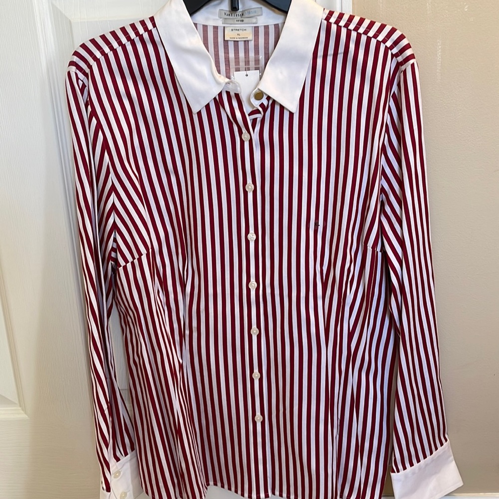 Van Heusen red blouse